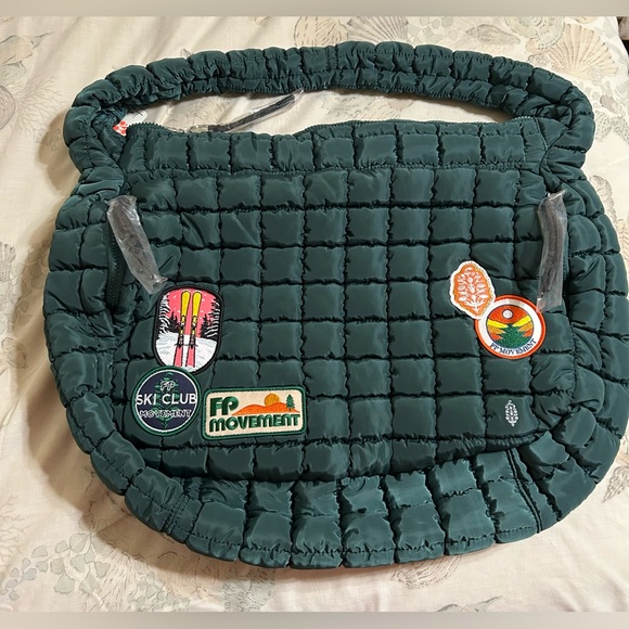 Free People Movement Quilted Patch Carryall Bag. - Picture 4 of 9